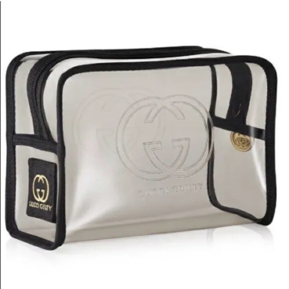 Gucci Parfums Transparent Toiletry Cosmetic Bag - Picture 2 of 9